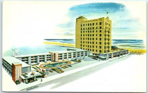 Postcard - Seaside Hotel & Motel - Atlantic City, New Jersey