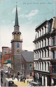 Massachusetts Boston Old South Church 1908