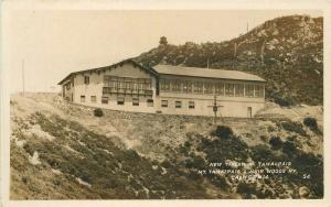 1920s Incline Railroad Tavern Tamalpais CALIFORNIA RPPC Real photo 4813