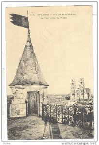 ORLEANS, Vue de la Cathedrale, La Tour, prise du Musee, Loiret,  France, 00-10s