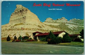 Scotts Bluff National Monument South Bluff Nebraska NE Chrome Postcard H9