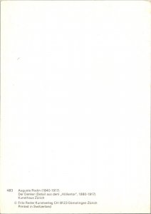 Auguste Rodin Statue Continental Postcard CB2