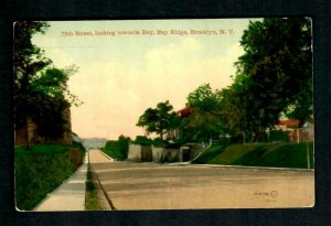 PX1g 1911 Brooklyn, 75th Street looking towards Bay Ridge, Pub. Valentine & Sons