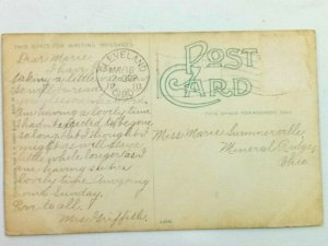 Vintage Postcard 1910 Carnegie Library Muncie Indiana