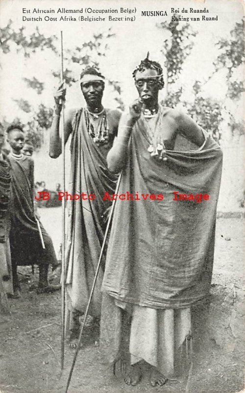 German East Africa, Belgium Congo, Rwanda King Musinga 