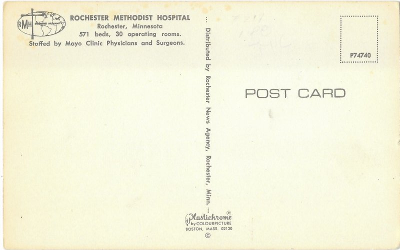 Rochester Methodist Hospital Rochester Minnesota Completed1966