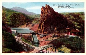 Utah Salt Lake City Water Works Parley's Canyon On Lincoln Highway