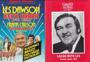 Les Dawson Frank Carson 2x Blackpool Theatre Programme s