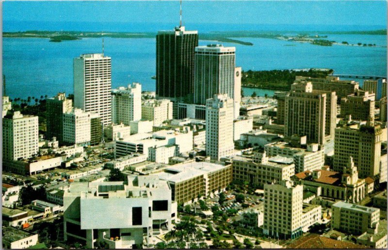 Florida Miami Aerial View Of The Magis City