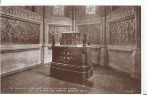 Scotland Postcard - The Shrine with Steel Casket - Edinburgh Castle - Ref ZZ4553