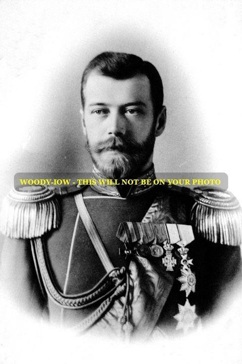 mm506 - Russia - Czar Nicholas II Romanov in uniform 1898 - photograph 6x4