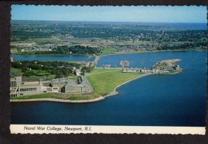 RI US Navy Naval War College Newport Rhode Island Postcard Military