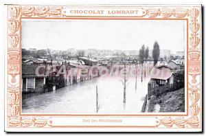 Postcard Old Lombart Chocolate Issy Les Moulineaux