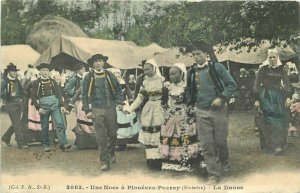 France 1910 Brittany Ethnic Dress Hand Colored #2083 Postcard 22-3762