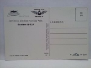 aviation postcard Eastern Airlines B-727