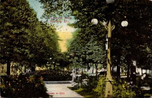 Illinois Aurora Scene In Lincoln Park 1912