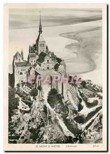 Modern Postcard Mont St Michel Abbey