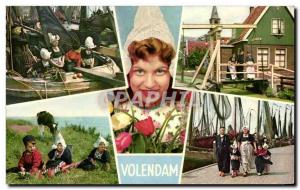 Modern Postcard Volendam Folklore