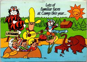 Lots Of Familiar Faces At Camp This Year Kellogg CHaracters  1990