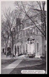 Maryland Baltimore Johns Hopkins University Alumni Memorial Hall Dexter Press...