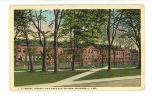 MA - Springfield. U.S. Armory Viewed from Benton Park