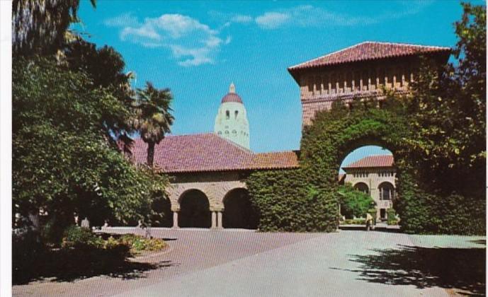 California Stanford East Gate Stanford University