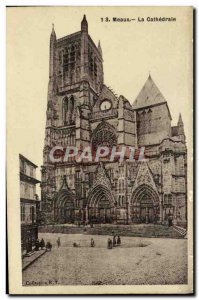 Old Postcard Meaux La Cathedrale