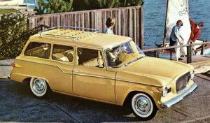 c. 1950 Lark Station Wagon Advertising Postcard P31