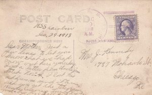 1918, USS Rainbow, AS-7 to Chicago, IL, R-2 Cancel, See Remark (N7004)