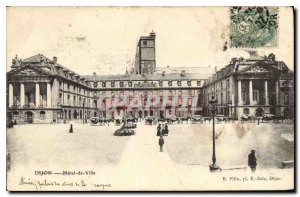 Old Postcard Dijon City Hall