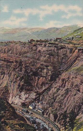 Eagle River Canon Empire Zinc Mine And Gilman As Seen From Battle Mountain Hi...