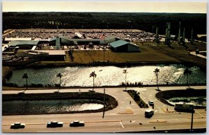 Kennedy Space Center Florida Entrance to Visitor's Center Aerial View Postcard