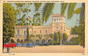 Balboa Park San Diego California Postcard