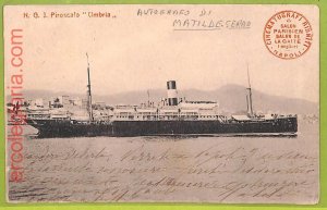 af7636 - ITALY - VINTAGE POSTCARD Postcards - SHIP Umbria NAVI-