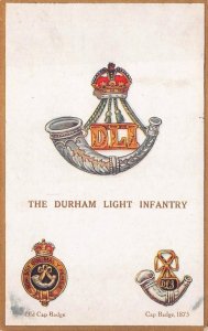 THE DURHAM LIGHT INFANTRY MILITARY ENGLAND UK TUCK POSTCARD (c. 1910)