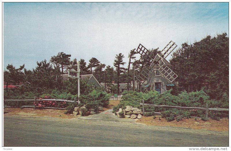 Dennishores, Housekeeping Cottages, Windmill, CAPE COD, Massachusetts, 40-60's