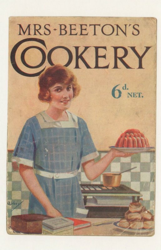 Mrs Beetons Cookery Book Postcard