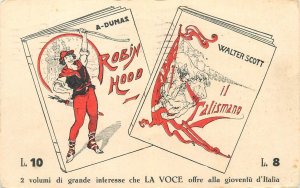 B583 LA VOCE Two volumes interest youth of Italy Robin Hood & The Talisman 1924
