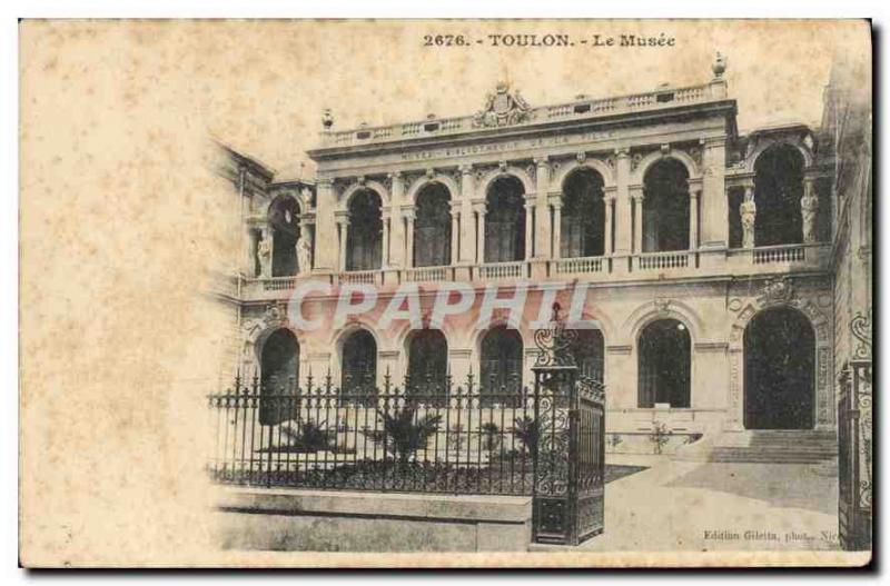 Old Postcard Toulon The Museum