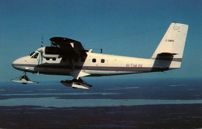 Air Tindi DeHavilland DHC-6 Twin Otter 300 Northwest Of Yellowknife