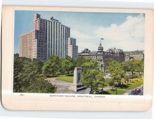 Postcard Dominion Square, Montreal, Canada