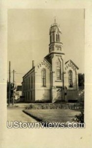 Real Photo, Methodist Church - Waterville, Maine ME  