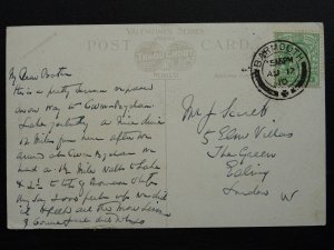 Wales LLANBEDR Moelfre Terrace 1910 Postcard by Valentine