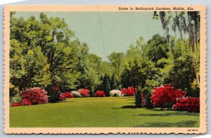 Mobile Alabama~Bellingrath Gardens~Linen Postcard