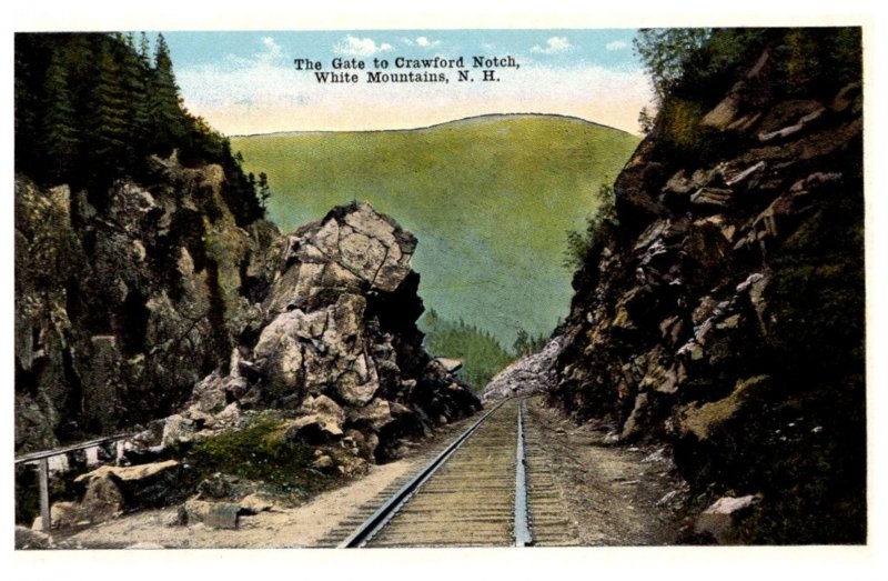 New Hampshire  White Mtns. The Gate to Crawford Notch