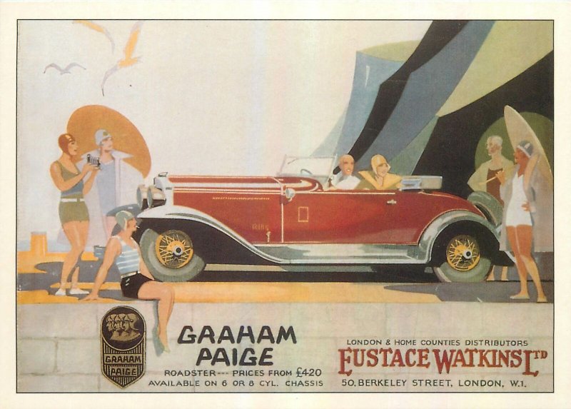 Postcard Advertising Graham Paige Eustace Watkins ltd