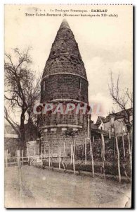 Postcard Old Sarlat Tour Saint Bernard