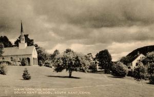 CT - South Kent. South Kent School, View looking north