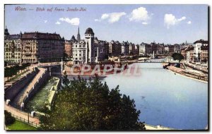 Old Postcard Wien Franz Josefs Kai Blick Auf