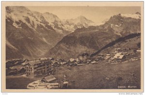 MURREN, Berne, Switzerland; Bird's Eye View, 00-10s